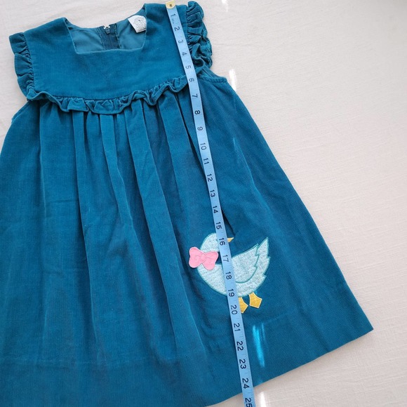 Vintage Duck Applique Dress kids 6x - Picture 5 of 7